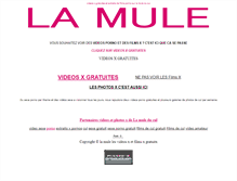 Tablet Screenshot of la-mule.com